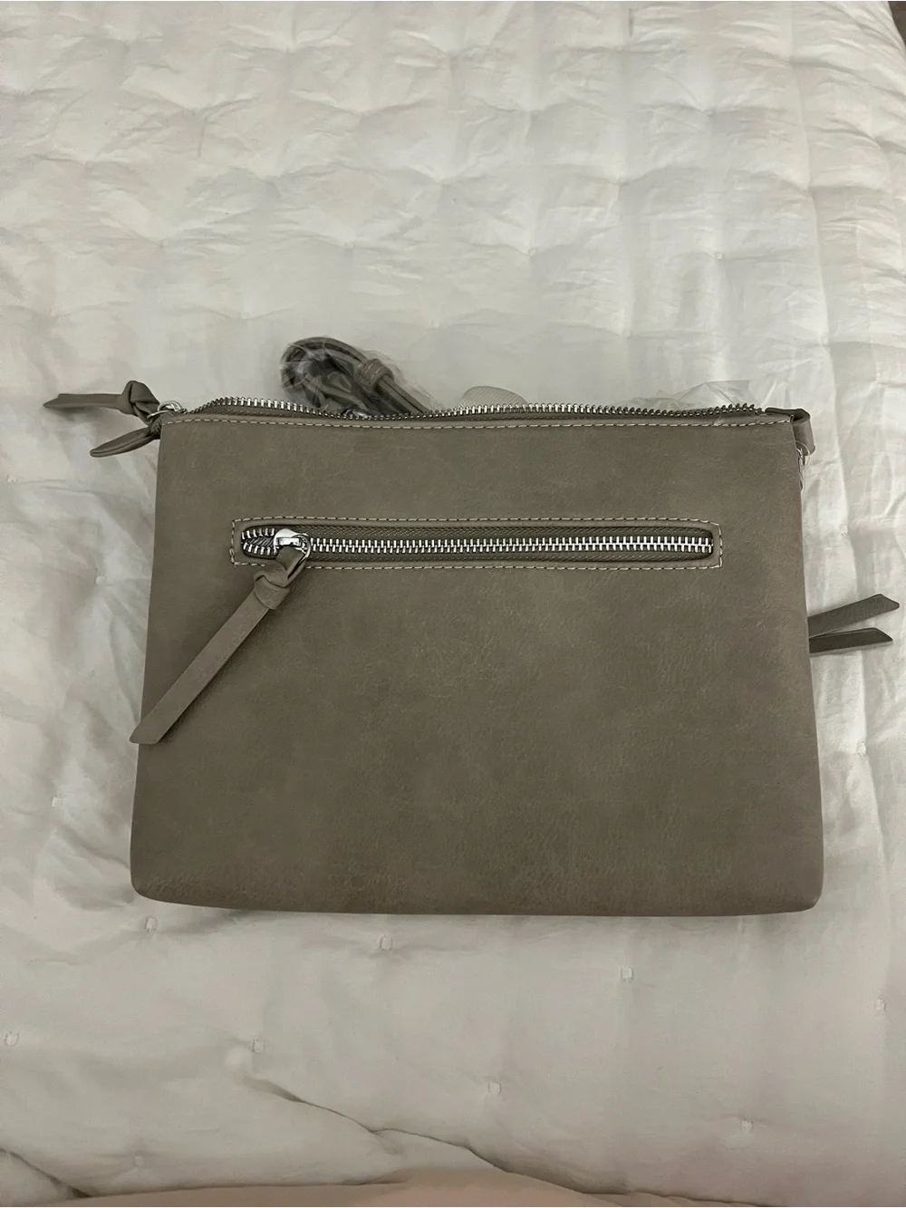 NWT Madison West Gray crossbody purse